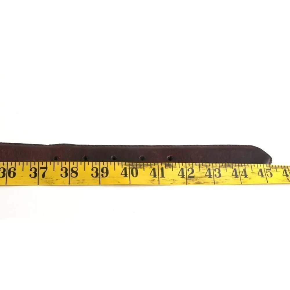 Eddie Bauer BROWN GENUINE LEATHER 1 1/4